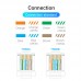Коннектор Vention RJ45 (8p8c), FTP cat.8, под витую пару
