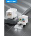 Модуль Vention Keystone Jack Cat.6 неэкранированный 180 градусов Белый