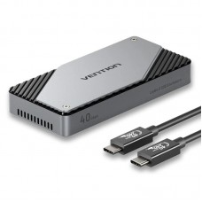 Корпус для SSD Vention USB 4.0 Type-C M.2 NVMe Серый