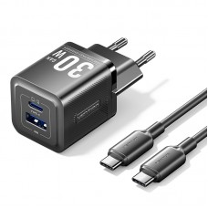 Набор для зарядки Vention з/у GaN 30W 2 порта USB (C + A) и кабель USB-C 3А