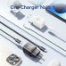 Набор для зарядки Vention з/у GaN 30W 2 порта USB (C + A) и кабель USB-C 3А