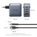 Набор Vention з/у на 4 порта GaN 100W USB (C+C+C+A) и кабель USB-C 5А Серый