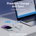 Кабель Vention USB 2.0 AM/Lightning 8M для iPad/iPhone 2.4A