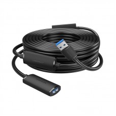 Активный кабель-удлинитель Vention USB 3.0 AM/AF с усилителем Черный