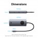 Мультифункциональный хаб Vention USB-C 6 в 1 HDMI 8K